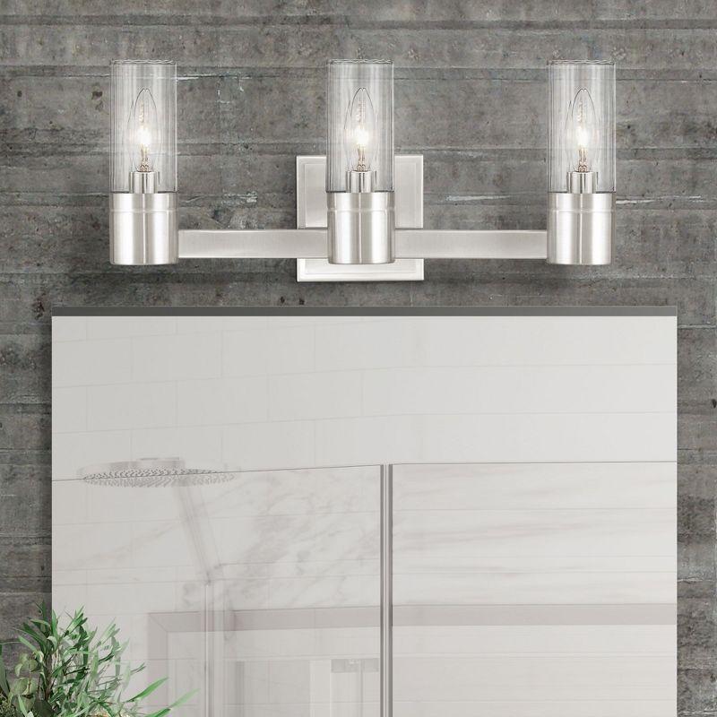 Livex Lighting Midtown 3 - Light Vanity in  Brushed Nickel