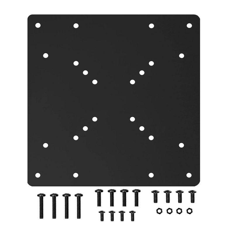 Mount-it Black Fixed Wall Mount for Holds up to 66 lbs