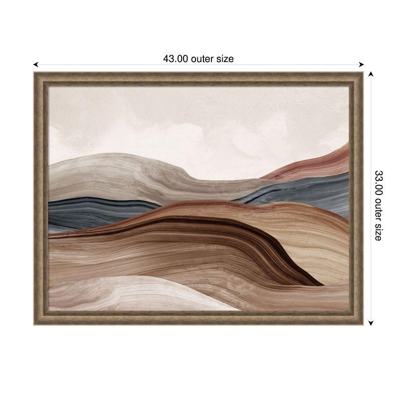 Amanti Art Silent Grand Canyon by Luna Mavis Wood Framed Wall Art Print 43 in. x 33 in.
