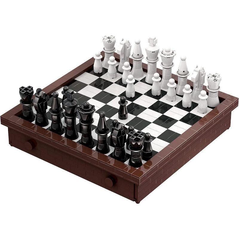 Apostrophe Games Elegant Building Block Chess Set - 1024pcs