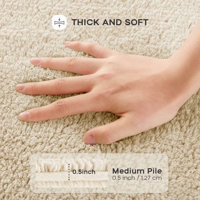 Splendor 100% Cotton Tufted 3000 GSM Reversible Bath Rug