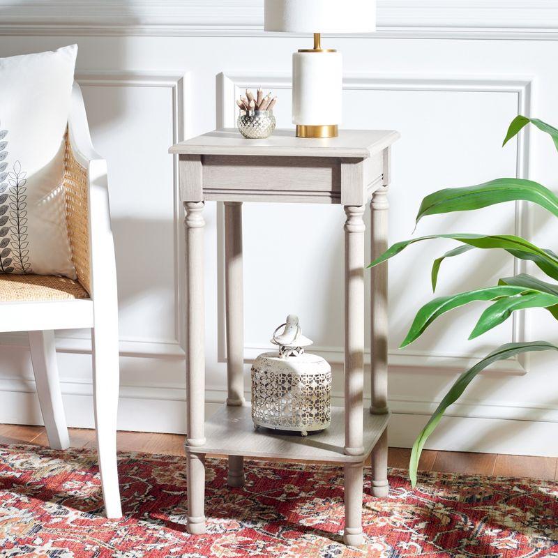 Tinsley Square Accent Table - Greige - Safavieh.