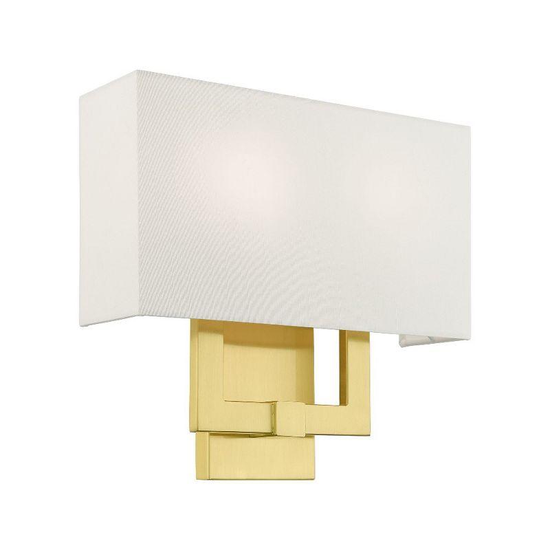 Livex Lighting Meridian 2 - Light Wall Light in  Satin Brass