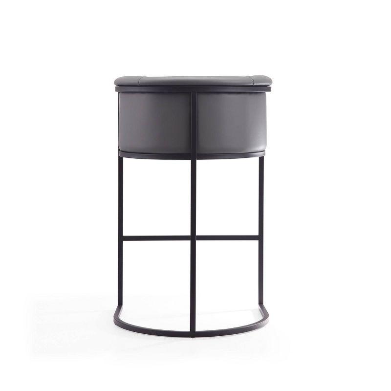 Chainey Upholstered Counter Stool with Metal Frame