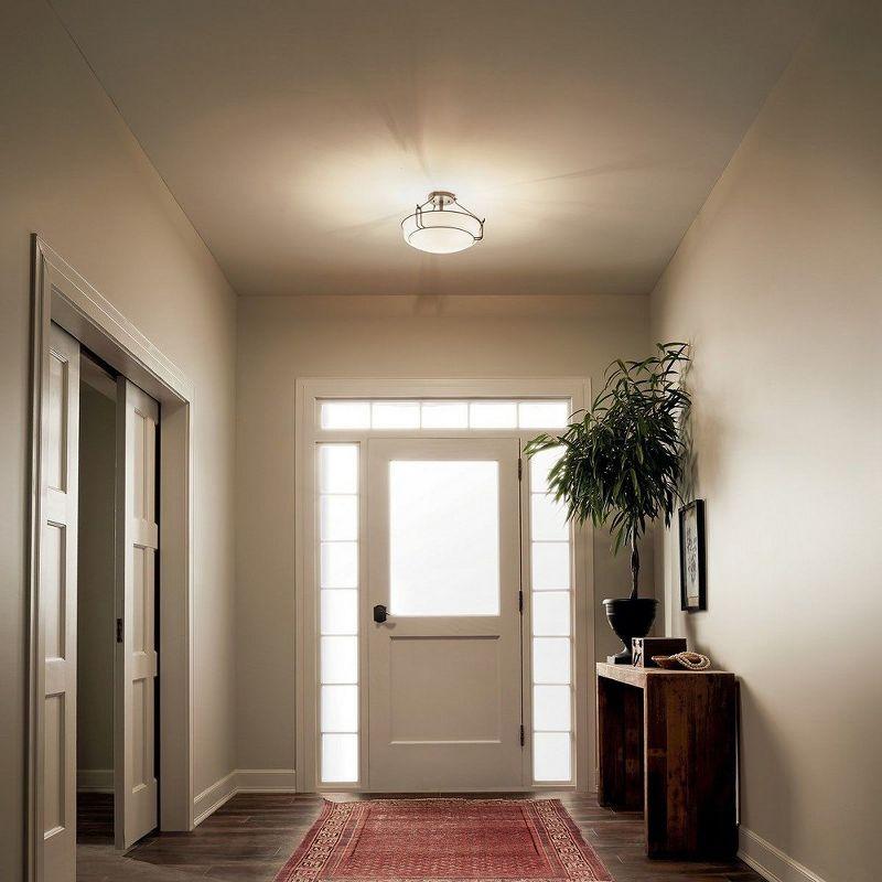 Kichler Lighting Alkire 3 - Light Semi-Flush Mount in  Olde Bronze