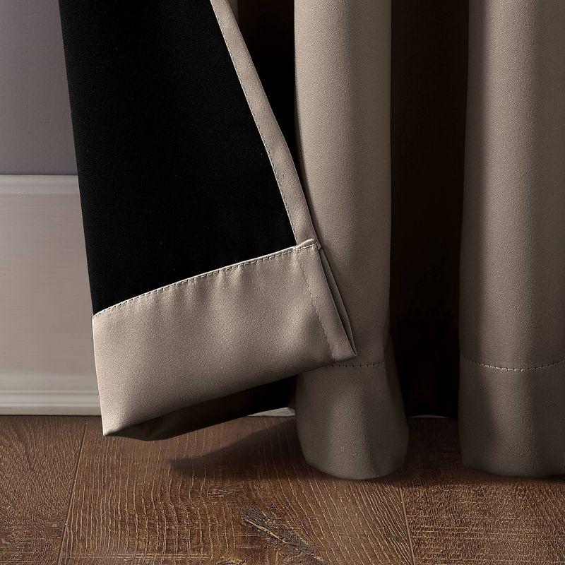 Sun Zero 100% Blackout Oslo Theater Grade Grommet Curtain Panel