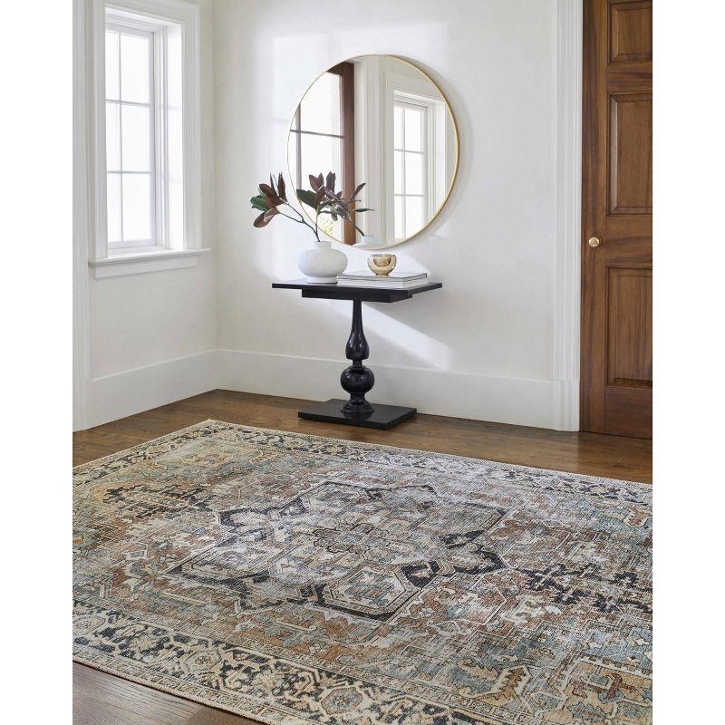 Hauteloom Rectangle Area Rug   Brick Red