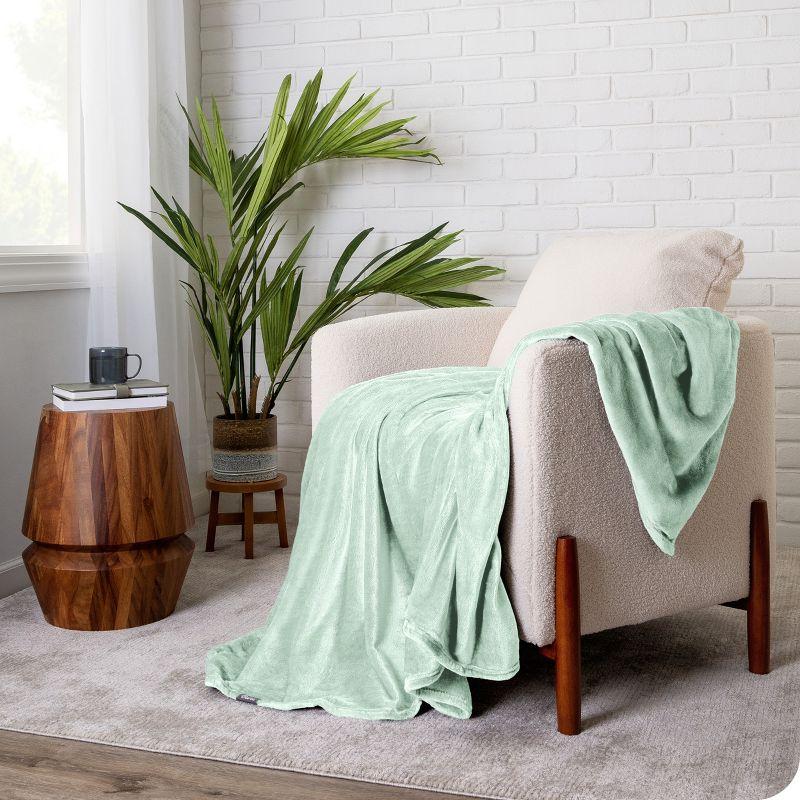 Bare Home Bare Home Microplush Fleece Blanket - Fuzzy, Warm, Bed/Throw Blanket