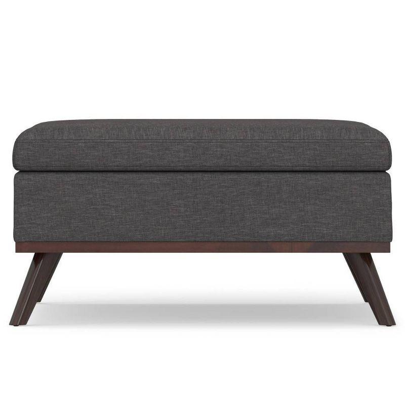 Simpli Home Owen Upholstered Ottoman