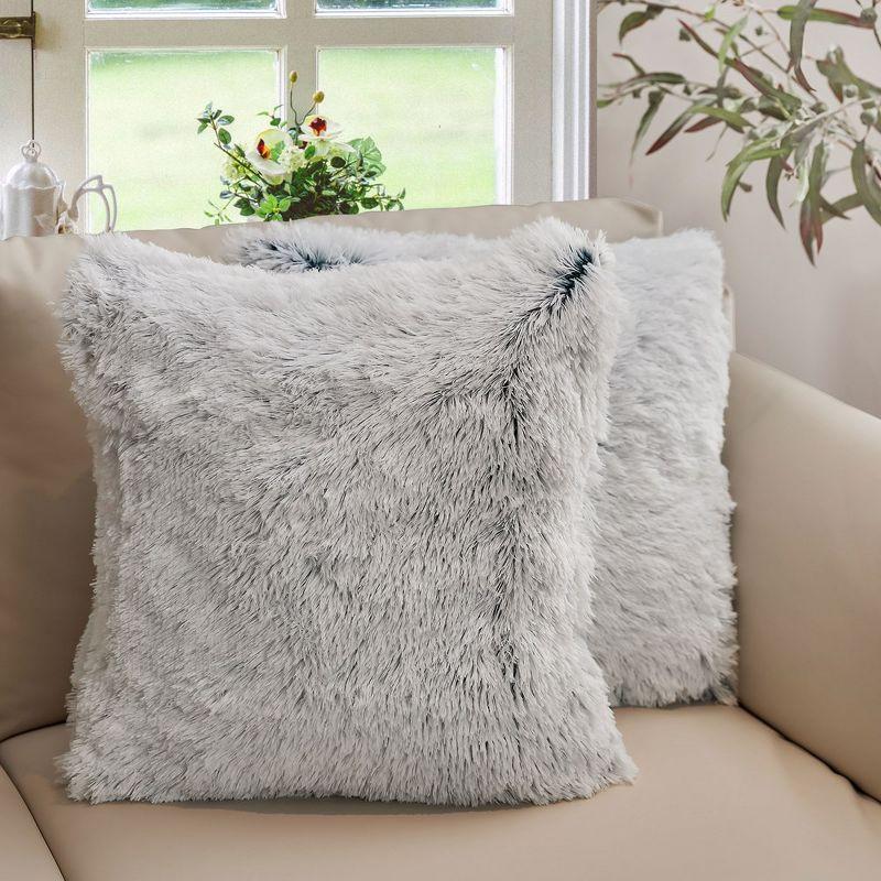 Faux Fur Throw Pillow