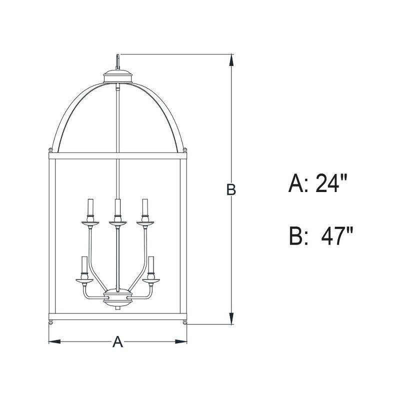 Vaxcel Juliet 8 - Light Pendant in  Architectural Bronze