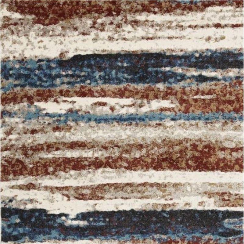 Luxe Weavers Abstract Stripe Passion 5x7 Area Rug
