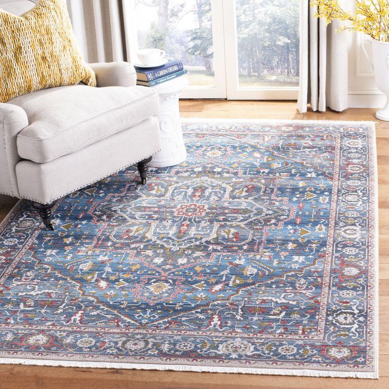 Vintage Persian VTP479 Power Loomed Indoor Area Rug - Blue/Ivory - 8'x10' - Safavieh