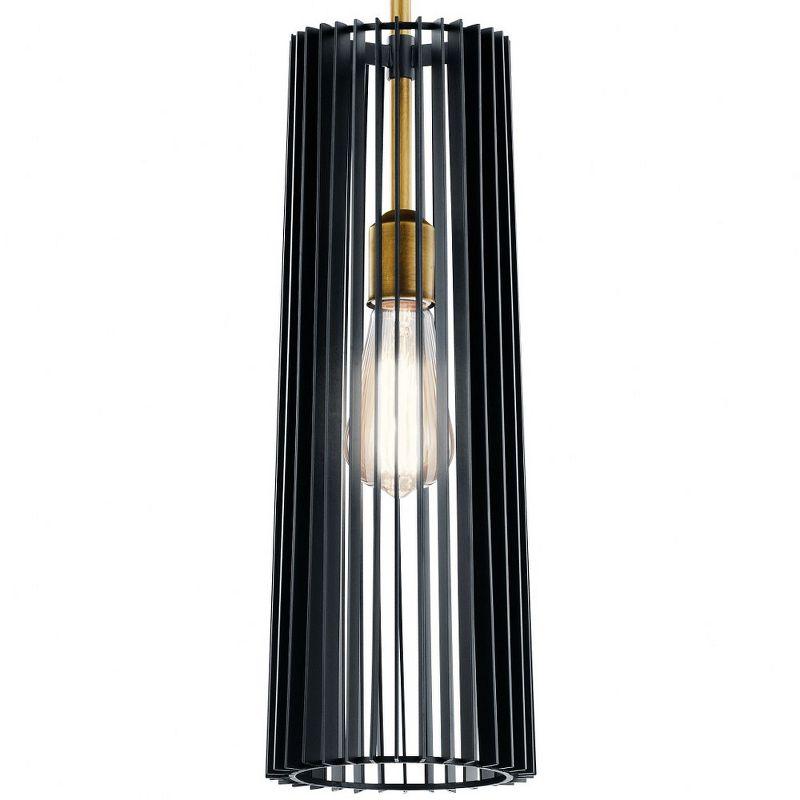 Linara 1 Light Pendant Black