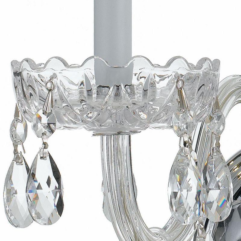 Crystorama Lighting Traditional Crystal 2 - Light Sconce in  Polished Chrome