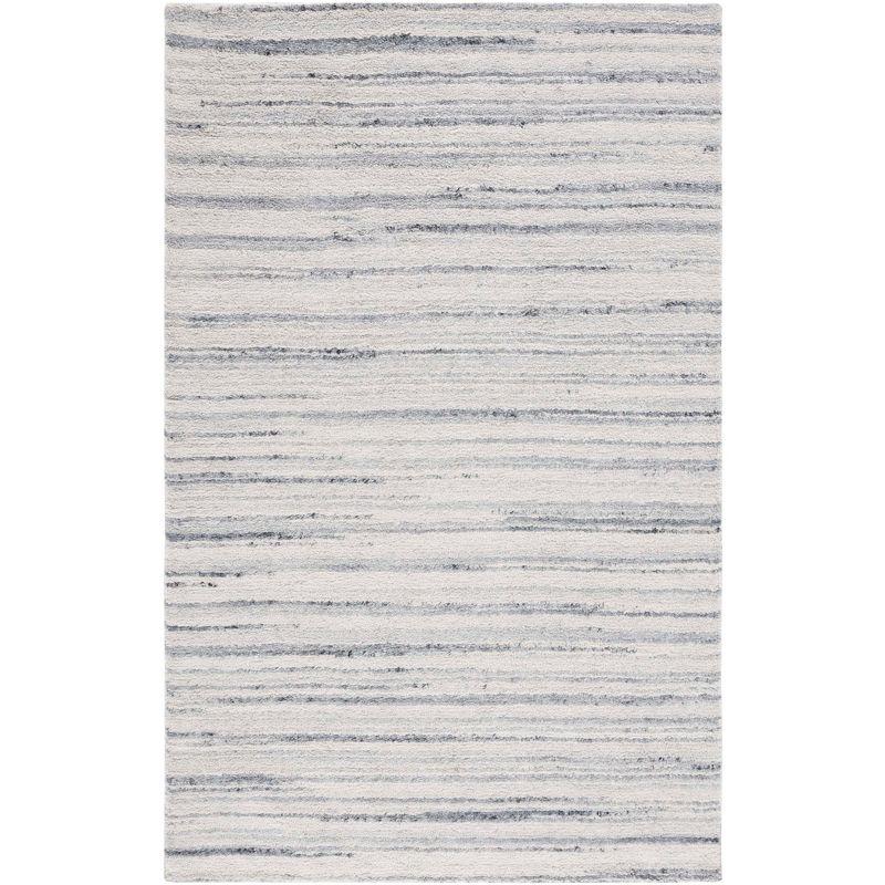 Casablanca CSB792 Hand Woven Indoor Accent Rug - Grey/Ivory - 4'x6' - Safavieh