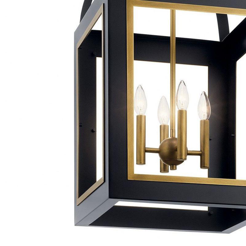 Vath™ 16" 4 Light Foyer Pendant Black