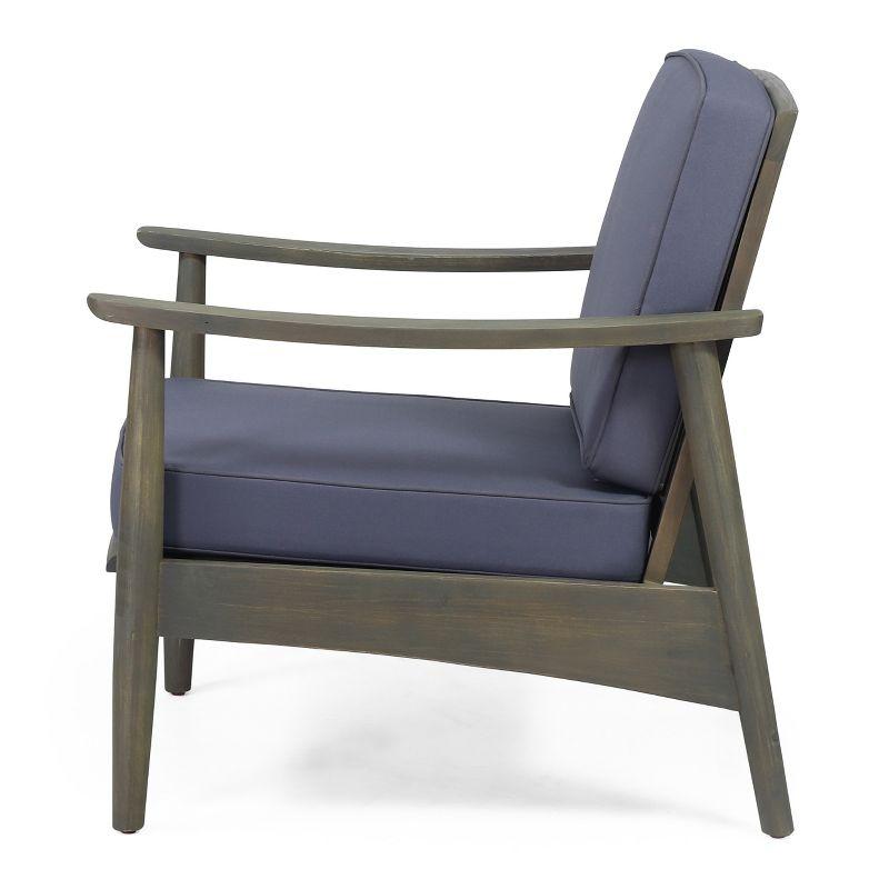 Rosecliff Heights James Outdoor Patio Chair with Cushions (Set of 2)