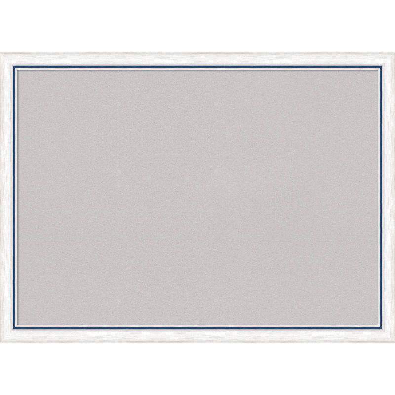 Morgan 30"x22" Grey Cork Bulletin Board with Wood Frame