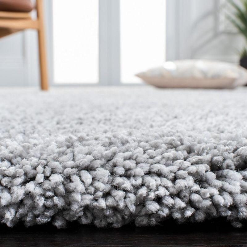 Ultimate Shag SGU211 Hand Tufted Indoor Accent Rug - Silver/Silver - 3'x5' - Safavieh.