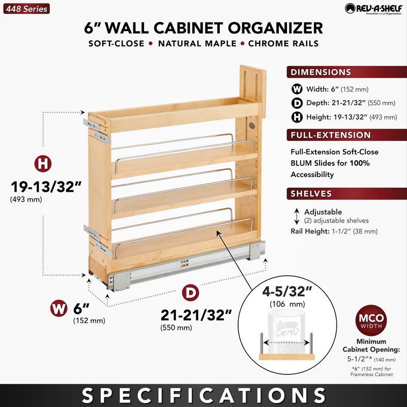 Rev-A-Shelf Door/ Drawer Base Cabinet Organizer Soft-Close