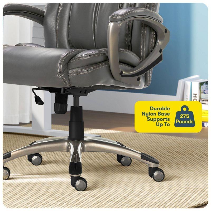 Works Executive Office Chair Harvard Gray - Serta