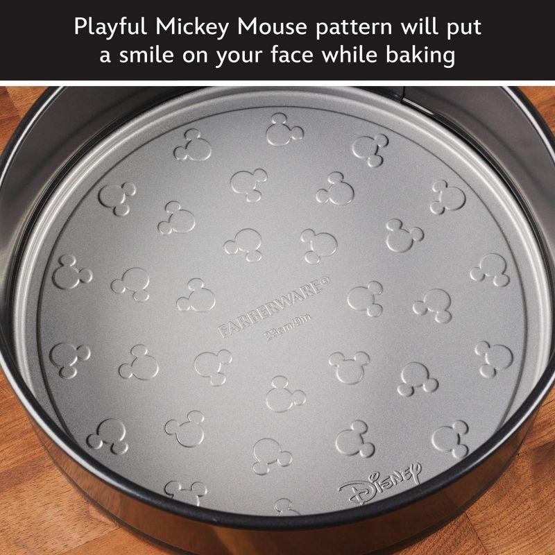 Farberware Disney Bake With Mickey Nonstick Springform Pan, 9 Inch, Black