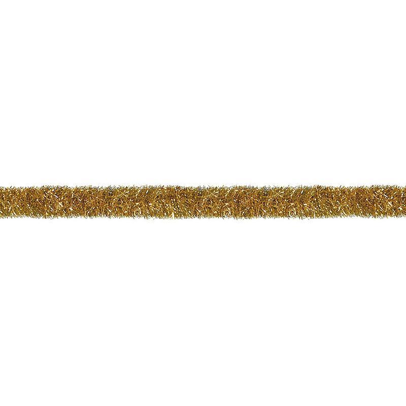 Gold Metallic 4" x 100' Christmas Tinsel Garland