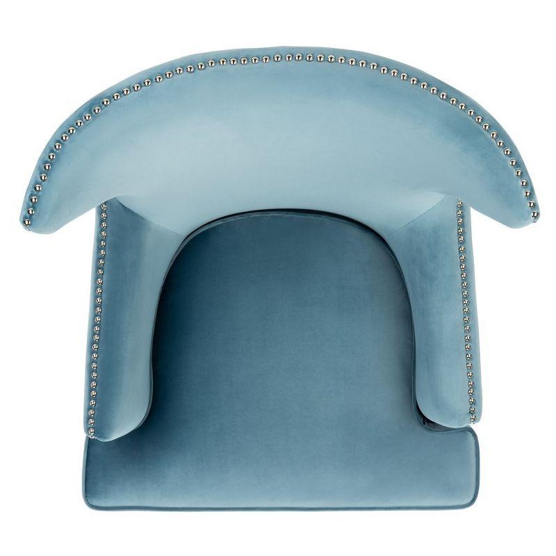 Geode Modern Wingback Chair - SFV4745 - Light Blue - Safavieh Couture