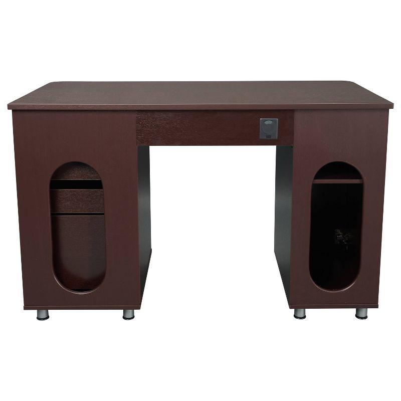 Solid Wood Top Computer Desk
