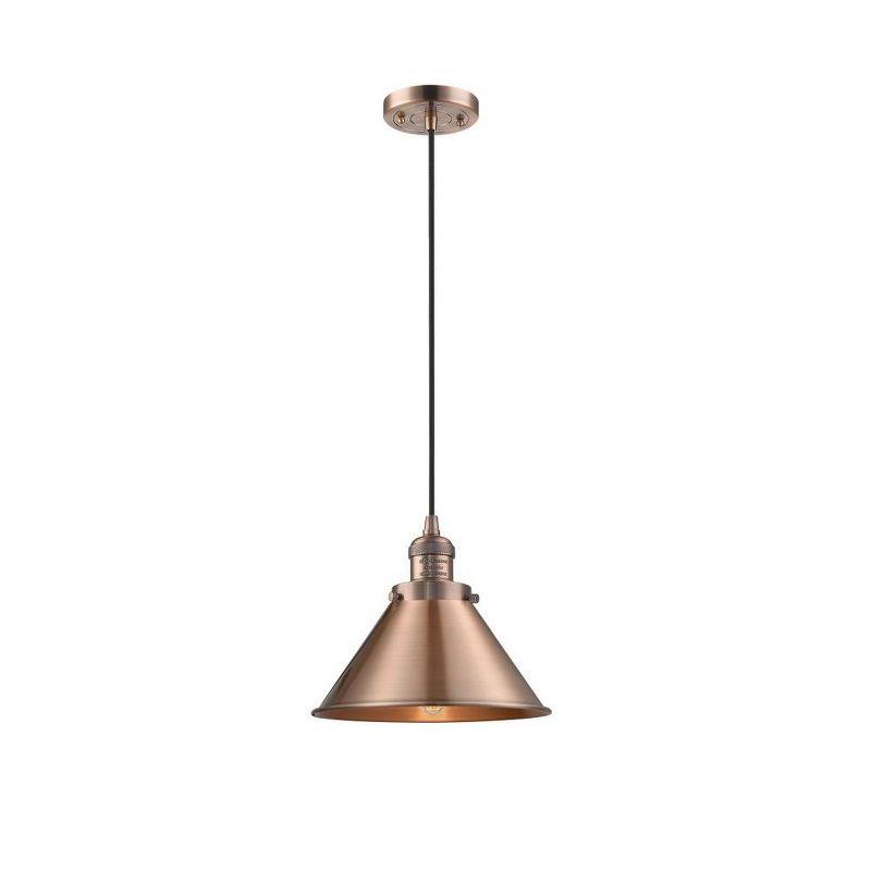 Innovations Lighting Briarcliff 1 - Light Pendant in  Antique Copper