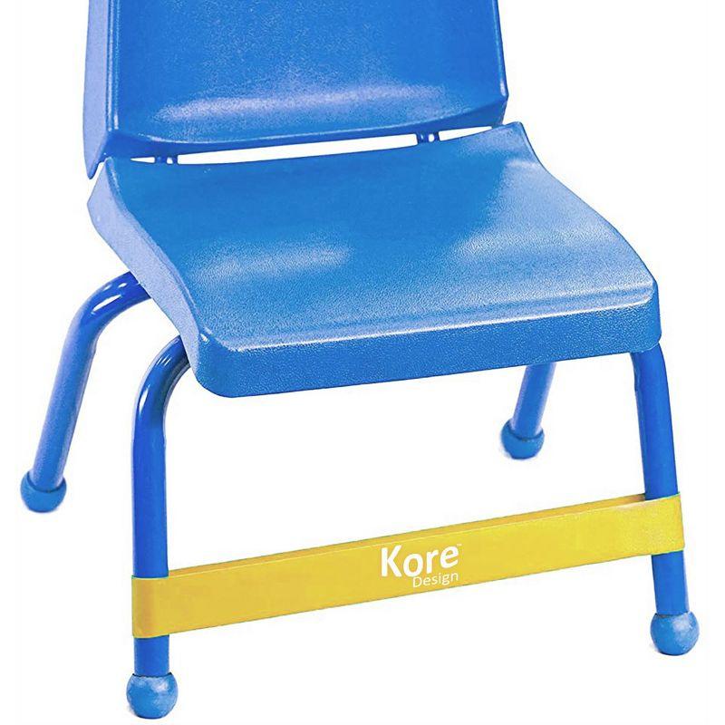 Kore Design KORE Design Chair Bands for Kids – Sensory Fidget Kick Bands for Classroom Chairs, Foot Fidget for Active Students
