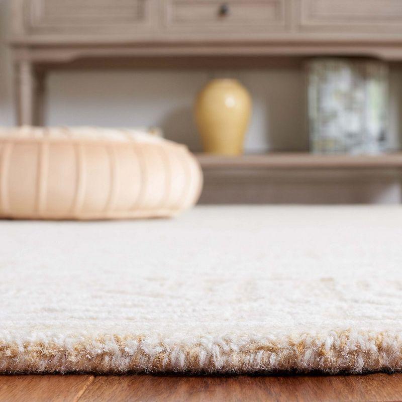 Ebony EBN104 Hand Tufted Indoor Area Rug - Gold/Ivory - 6'x9' - Safavieh