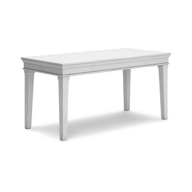 Benjara Kanwyn Solid Wood Base Writing Desk
