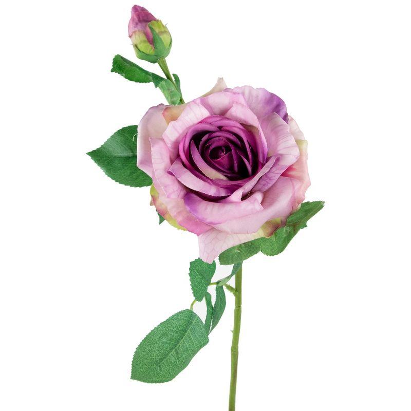 Northlight Real Touch™ Purple Artificial Rose Stems, Set of 6 - 26"