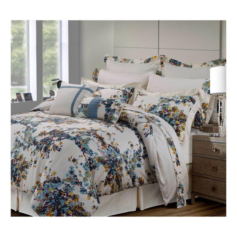 Tribeca Living Modern & Contemporary Cotton Floral Comforter Set