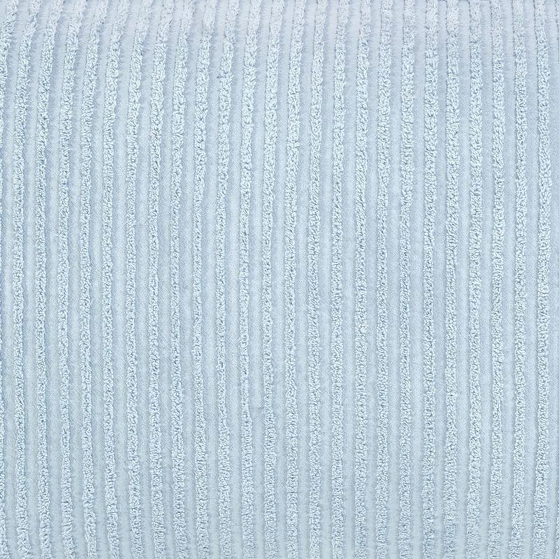 Jullian Collection 100% Cotton Tufted Unique Luxurious Bold Stripes Design Sham Blue - Better Trends