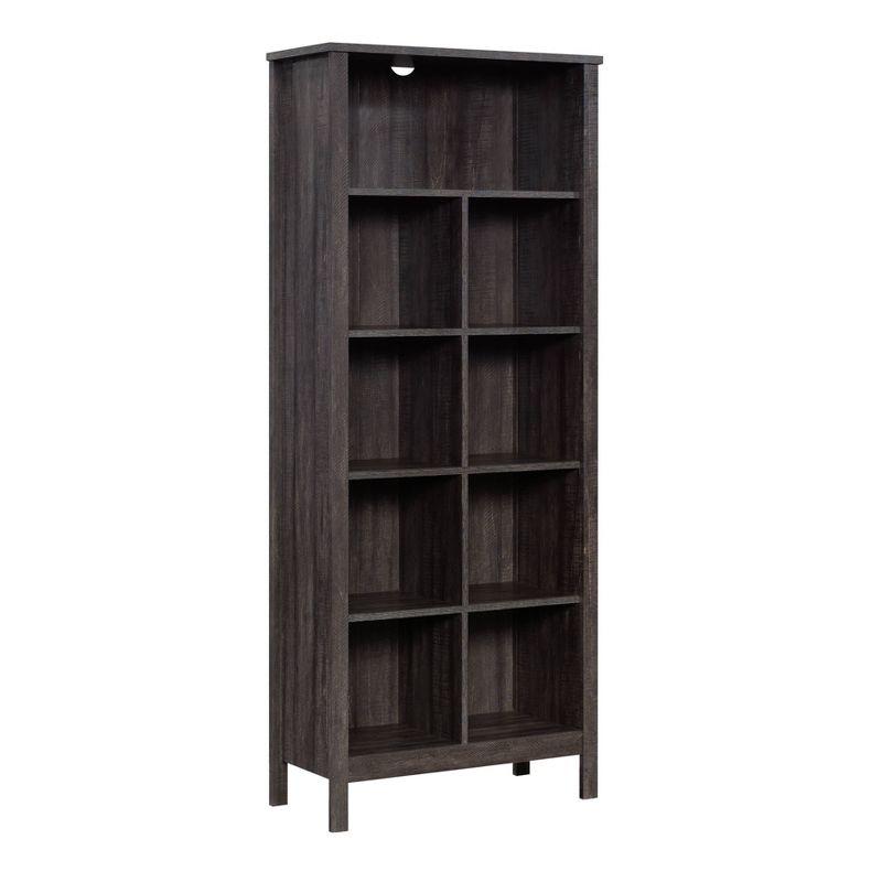 Sauder 65.748" 9 Cube Storage Vertical Bookcase Blade Walnut