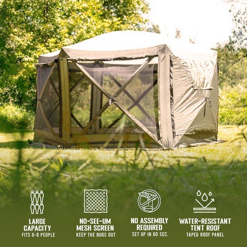 Clam CLAM Quick-Set Portable Outdoor Camping Canopy Shelter
