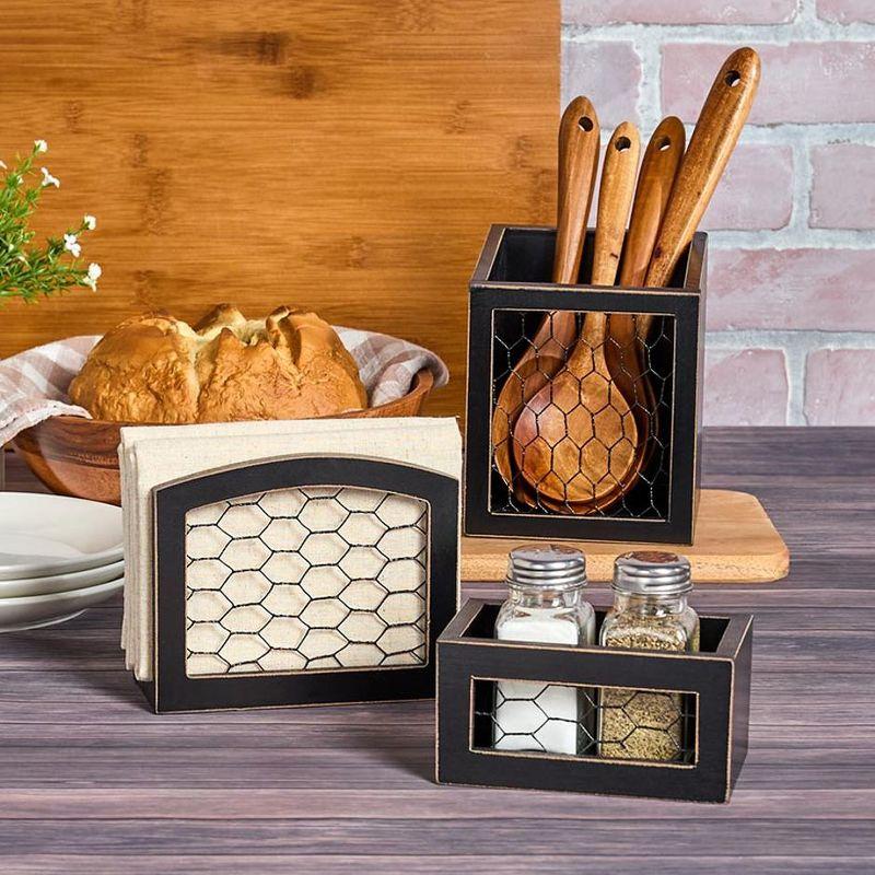 The Lakeside Collection Rustic Farmhouse Housewares Collection - Utensil Holder