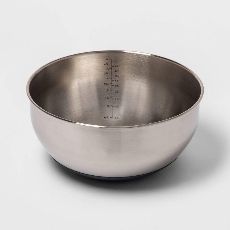 Stainless Steel Nesting Prep & Store Bowl Set with Lids