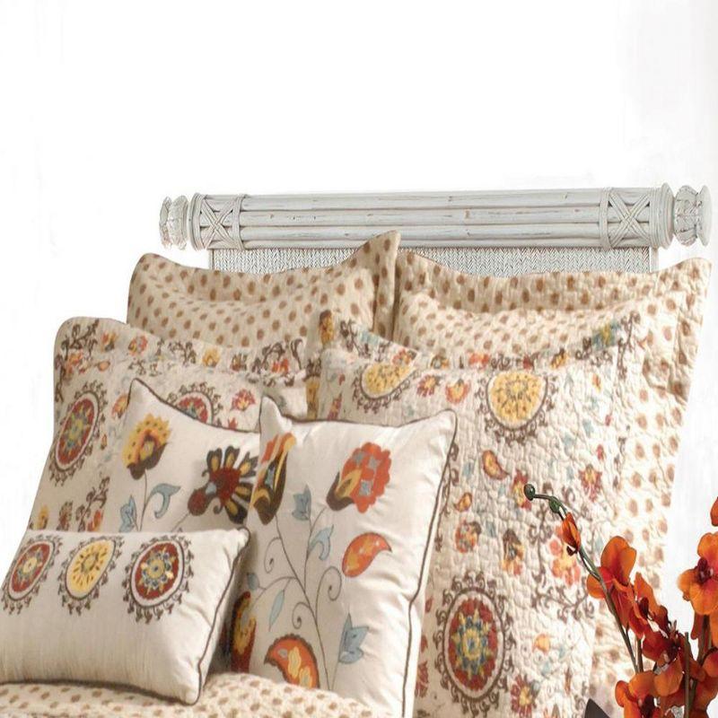 Greenland Home Fashions Andorra Medallion 100% Cotton Sham
