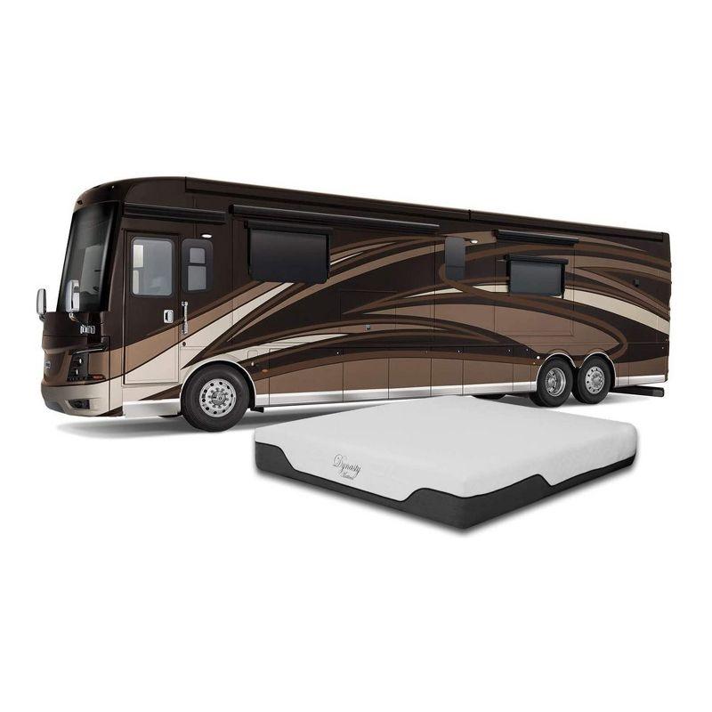 Dynasty Mattress Dynasty 10 Inch CoolBreeze Gel Memory Foam RV Mattress Bed for Campers Trailers