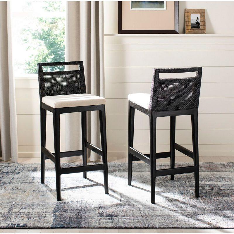 Darin Barstool - SEA4015 - Black/White - Safavieh