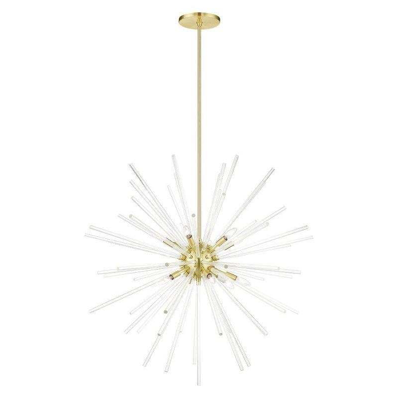 Livex Lighting Utopia 12 - Light Chandelier in  Satin Brass