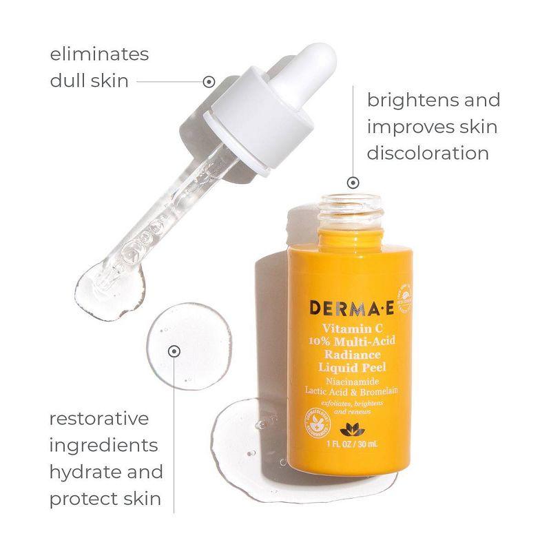 derma e Vitamin C Liquid Face Peel - 1 fl oz