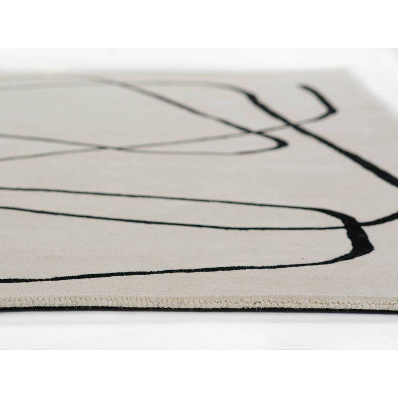 Shayla Hand-Tufted Wool Rug - White / 8' x 10'