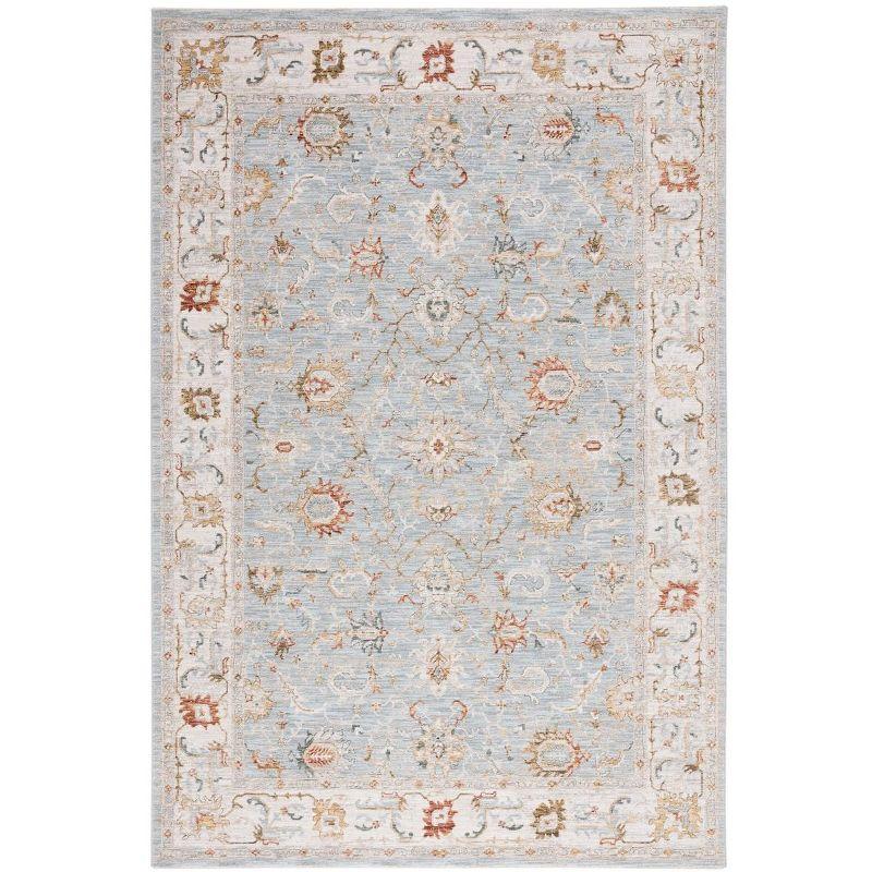 Hamilton HLT102 Power Loomed Area Rug - Blue/Gold - 8'x10' - Safavieh.