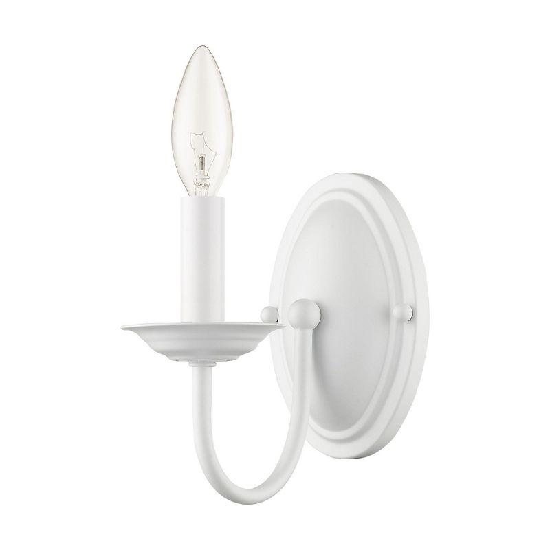 Livex Lighting Home Basics 1 - Light Wall Light in  White