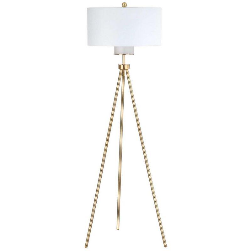 Enrica 66 Inch H Floor Lamp - Brass/Gold - Safavieh